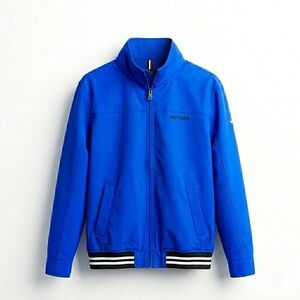 NWT Tommy Hilfiger men wind breaker with hidden hood M/L/XL
